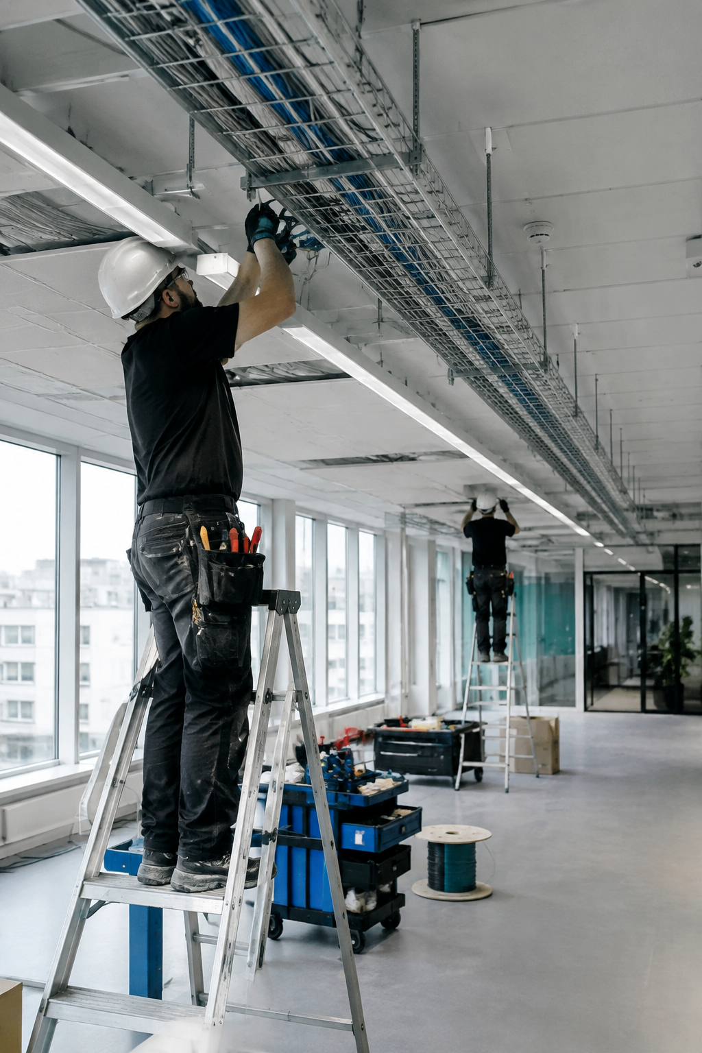 Elinstallation i en kommersiell lokal