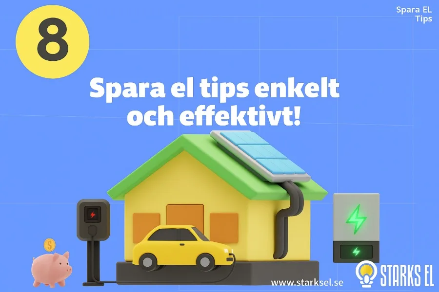 8 smarta sätt att spara el och sänka din elräkning